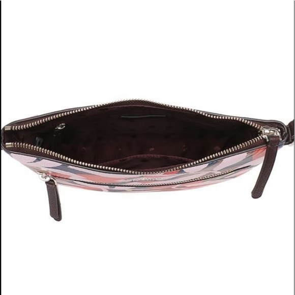 Kate Spade jackson tropical toss top zip crossbody - Picture 8 of 12